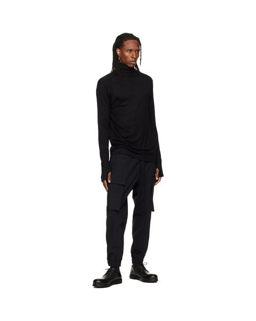 Thom Krom Black Ts 1003 Turtleneck for men