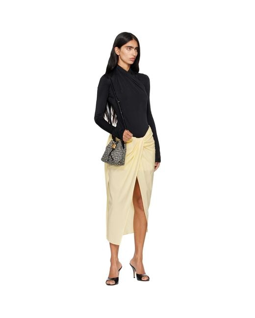 Balmain Black Pulse Bucket Bag