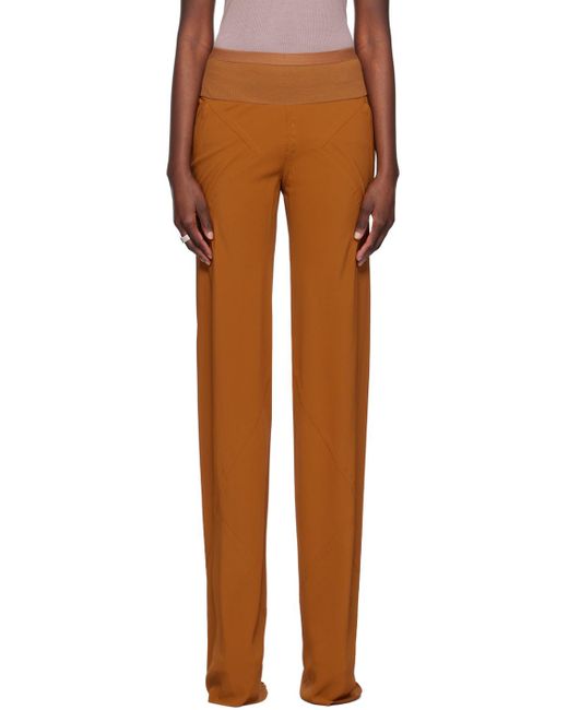 Rick Owens Multicolor Orange Bias Lounge Pants