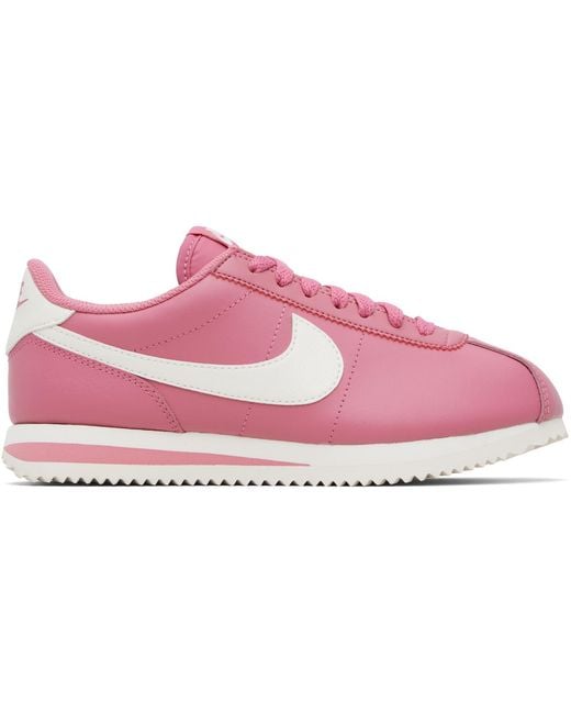 Nike Black Cortez Leather Sneakers