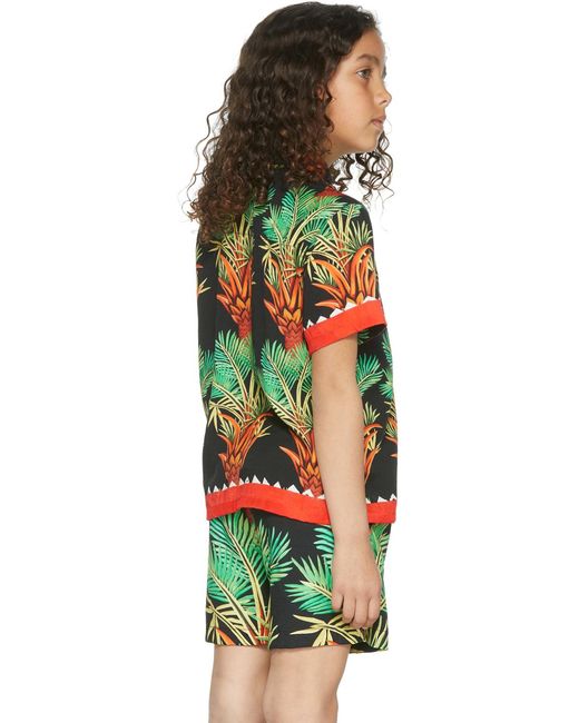 Endless Joy キッズ｜Ssense限定 ブラック Date Palm 半袖シャツ Red