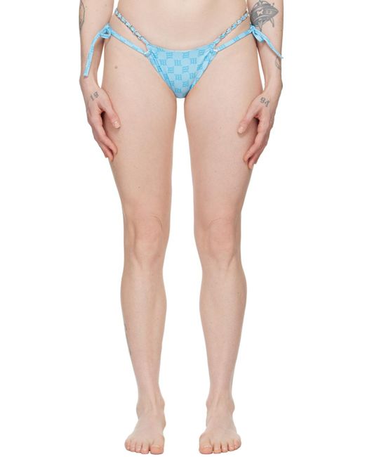 M I S B H V Blue Ssense Exclusive Monogram Bikini Bottom