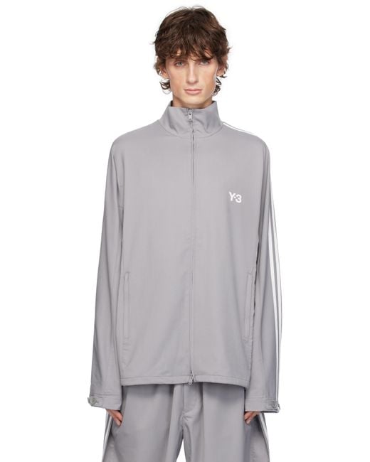 【関税込み】Y-3 グレー リファインウール トラックジャケット 25068467_55304758_1000.jpg
