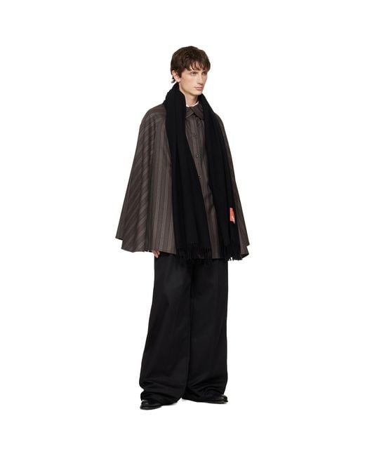 Vivienne Westwood Black Nuria Scarf for men