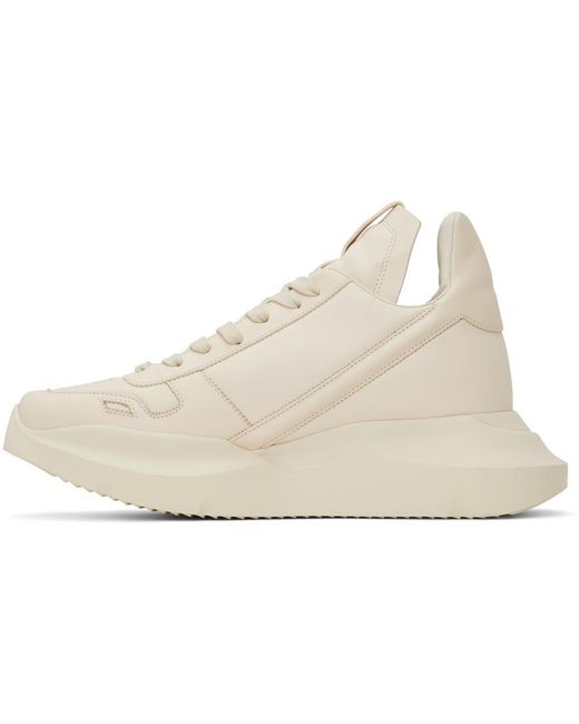 Rick Owens Black Off-white Geth Sneakers for men