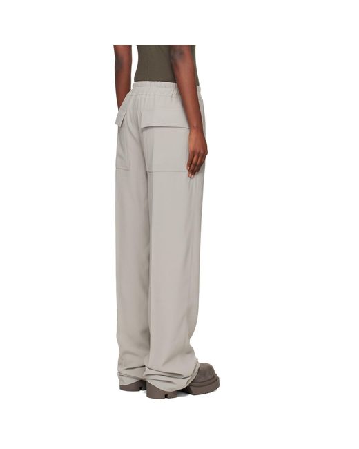 Rick Owens Black Off- Concordians Dietrich Drawstring Trousers