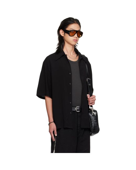 Lu'u Dan Black Uniform Shirt for men