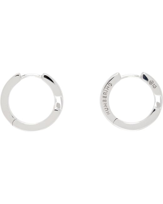 メンズ NUMBERING #7129 ピアス Black