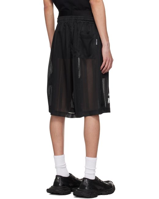 メンズ Palm Angels ブラック Palm スポーツショーツ Black