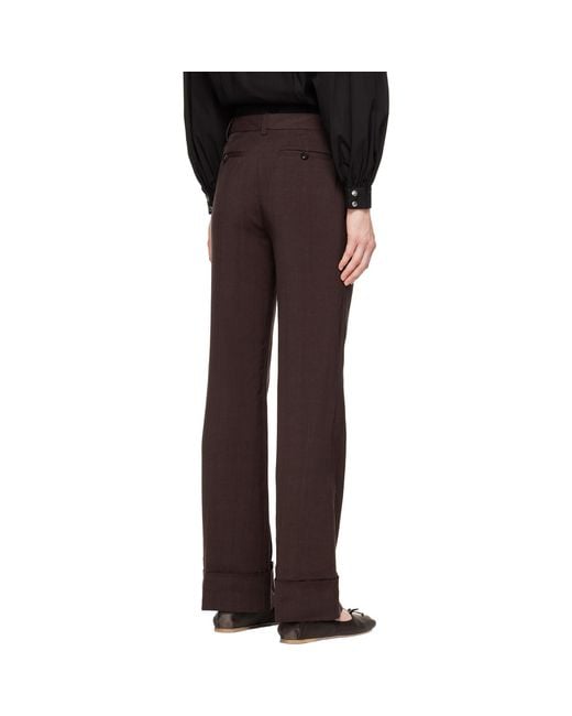 Co. Black Cuffed Trousers