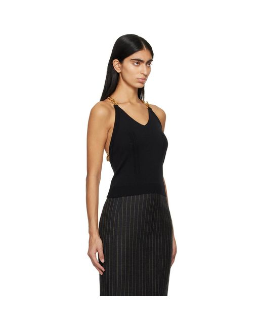 Moschino Black Chain Camisole