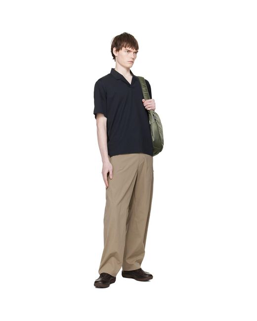 Veilance Blue Metron S/S Polo for men