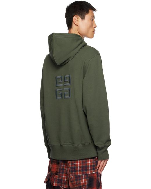 Givenchy Green 4g Hoodie for men