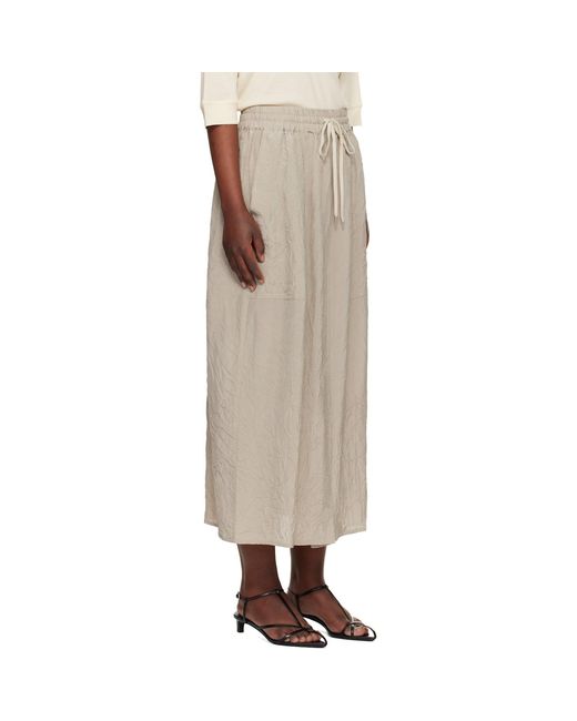 Studio Nicholson Natural Oates Midi Skirt