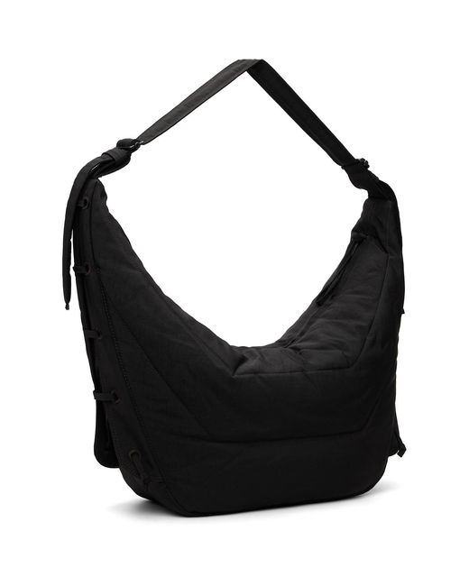 Lemaire Black Large Soft Game Bag for men