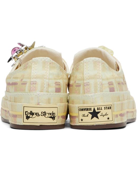 Collina Strada White Converse Edition Chuck 70 Ox Sneakers