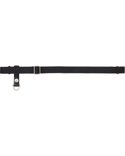 Toga Black Motif Belt