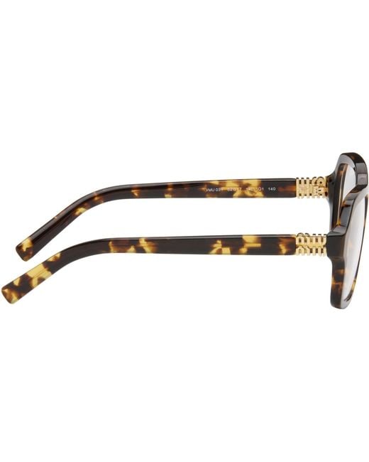 Miu Miu Black Square Glasses