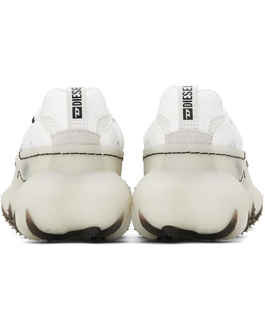DIESEL Black Off-white S-prototype P1 W Sneakers for men