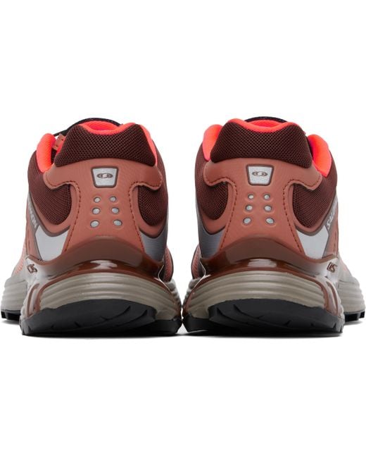 Salomon Black Burgundy & Xt-Whisper Sneakers for men