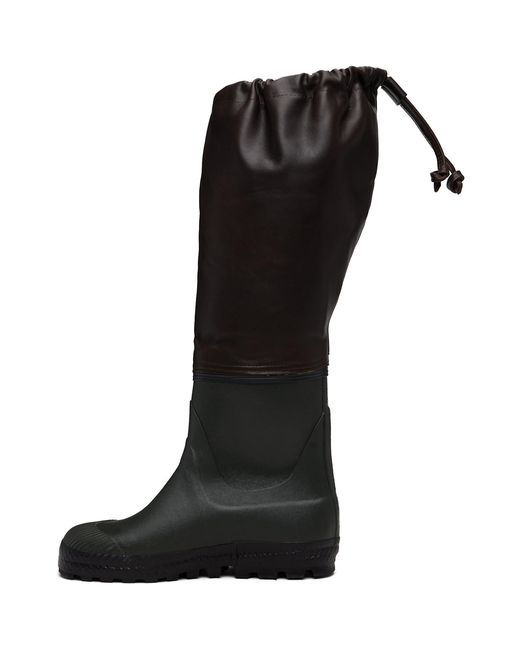 Rier Black Ssense Exclusive Farmer Rain Tall Boots
