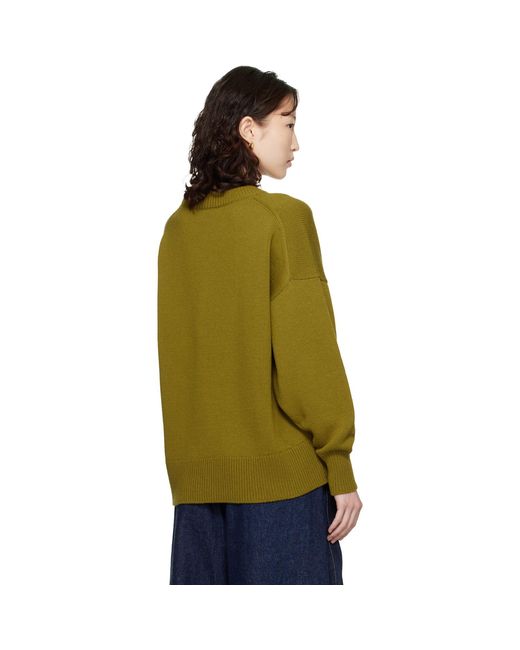 Cordera Green Merino Wool Oversized Sweater