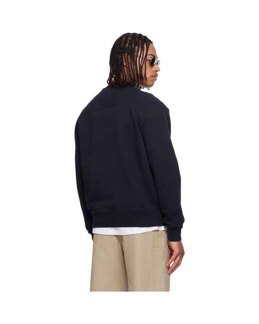 Givenchy Blue Paris' Gros Grain Sweatshirt for men
