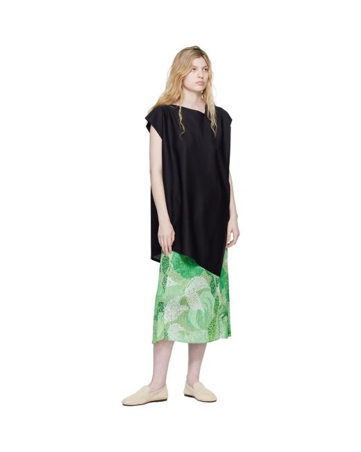 Pleats Please Issey Miyake Green A-Poc Sea Glass Top
