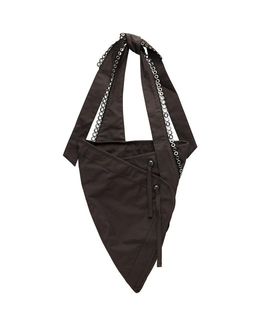 Kiko Kostadinov Black Kest Pouch Bag for men