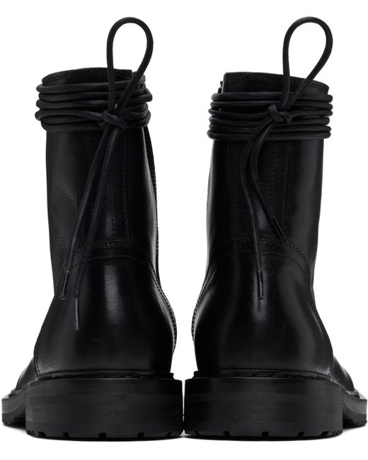 メンズ Ann Demeulemeester ブラック Danny アンクルブーツ Black