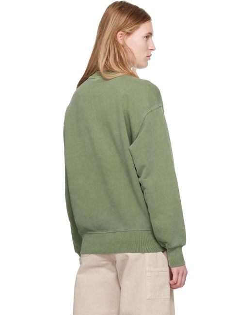 Carhartt Green Duster Script Sweatshirt