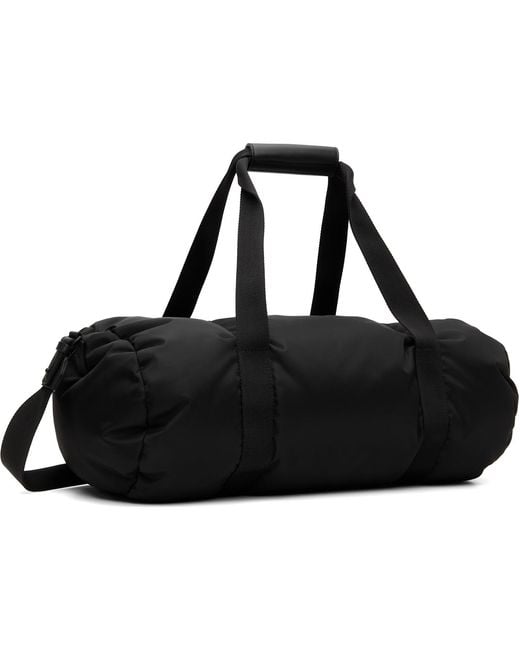 Moncler Black Duddle Gym Weekender Duffle Bag for men