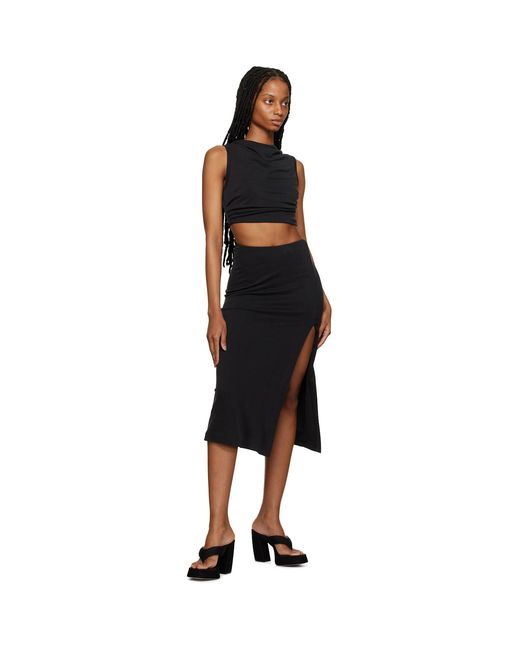 Third Form Black Mode Tuck Tank Top