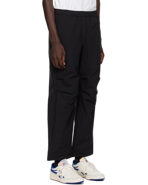 Dime Black Relaxed Trousers for men