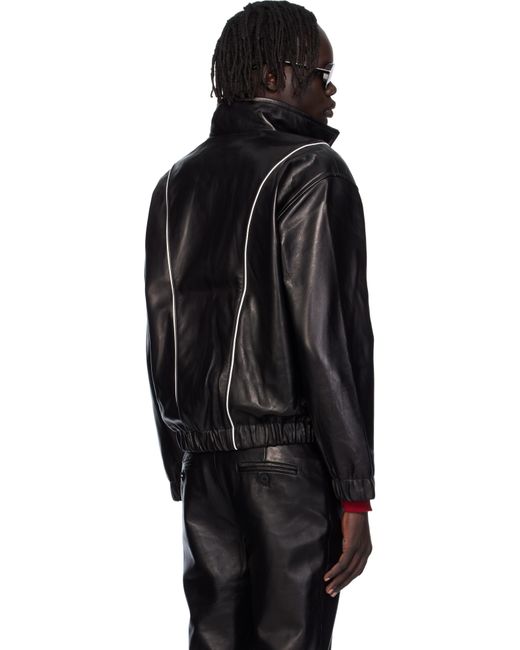 Ernest W. Baker Black Track Jacket for men