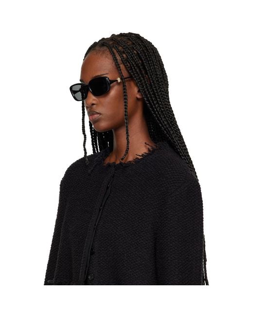 Versace Black Pillow Medusa Sunglasses
