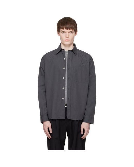 mfpen Black Executive Shirt for men