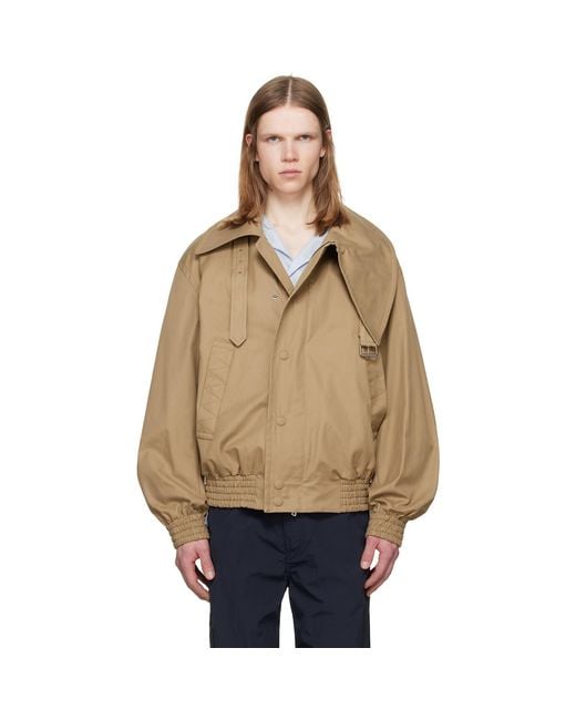 Dries Van Noten Natural Cotton Jacket for men