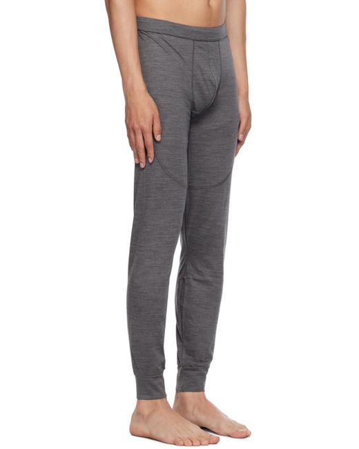 Zegna Black Gray Elasticized Sweatpants for men