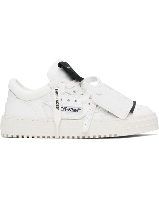 Off-White c/o Virgil Abloh Black Low Top 3.0 Off Court Sneakers