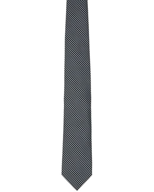 Tom Ford Black Gray 8cm Tie for men