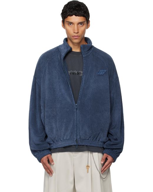 Alexander Wang Blue Relaxed Track Jacket for men