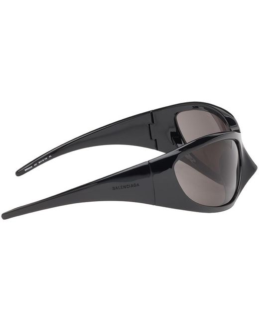 Balenciaga Black Skin Xxl Cat Sunglasses
