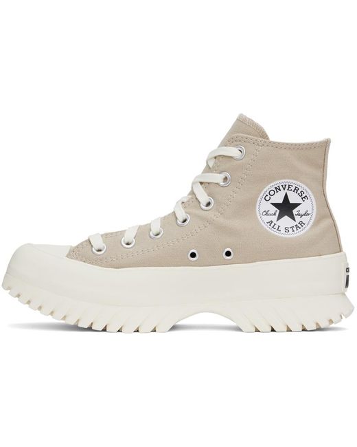 Converse Black Beige Chuck Taylor All Star lugged 2.0 Seasonal Color Sneakers for men