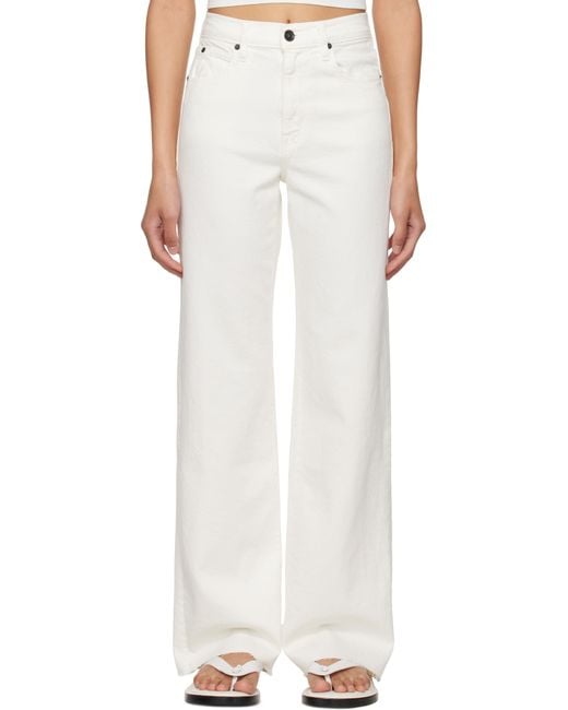 SLVRLAKE Denim White Grace Jeans