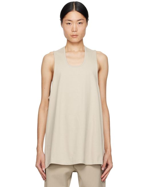 Fear Of God Natural Taupe Scoop Neck Tank Top for men