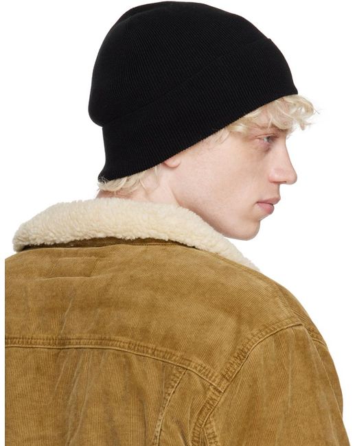 Polo Ralph Lauren Brown Black Embroidered Beanie for men