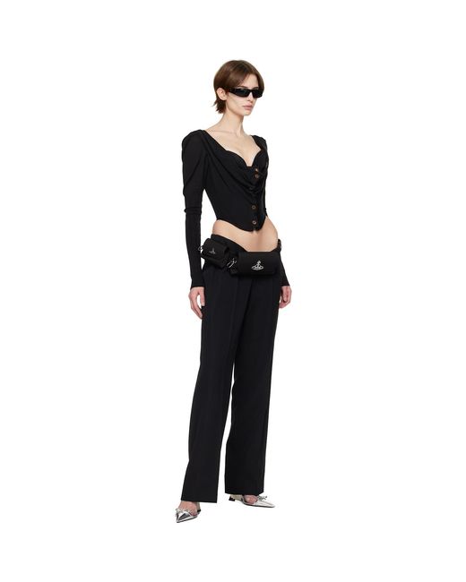 Vivienne Westwood Black Multi Pouch Belt