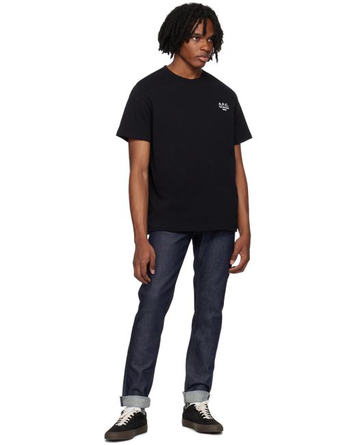 A.P.C. Black Raymond T-Shirt for men