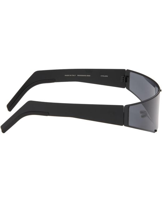 Rick Owens Gray Tower Cyclops Sunglasses